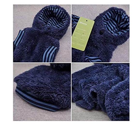 🐶Firearm Fuzzy Thermal Dog Hoodie Cat Sweatshirts - Picture 3 of 6